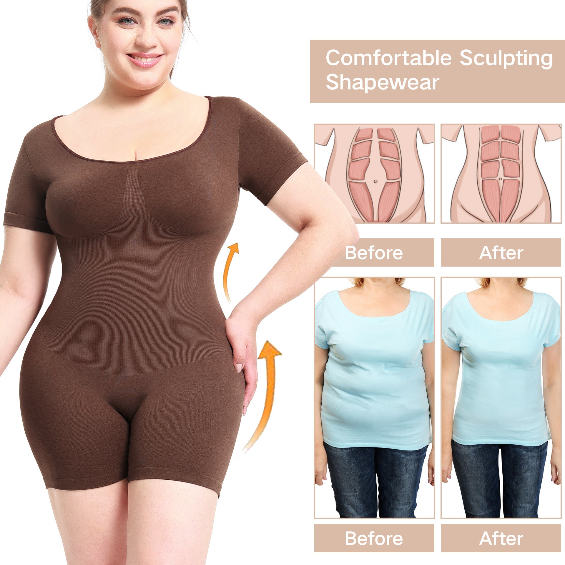 Women's Outer Wear Bodybuilding Jumpsuits Short Sleeve