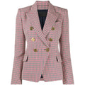 Camille Blazer Dubbelrijige pied-de-poule blazer