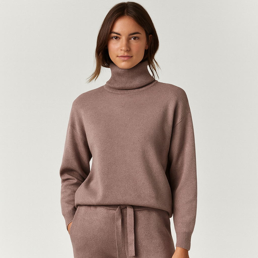 Lounge Set – 100% Premium Katoen Hoodie & Wide-Leg Broek