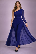 Elegante One-Shoulder Jumpsuit