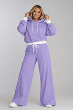 Lounge Set – Oversized Hoodie & Wide-Leg Broek