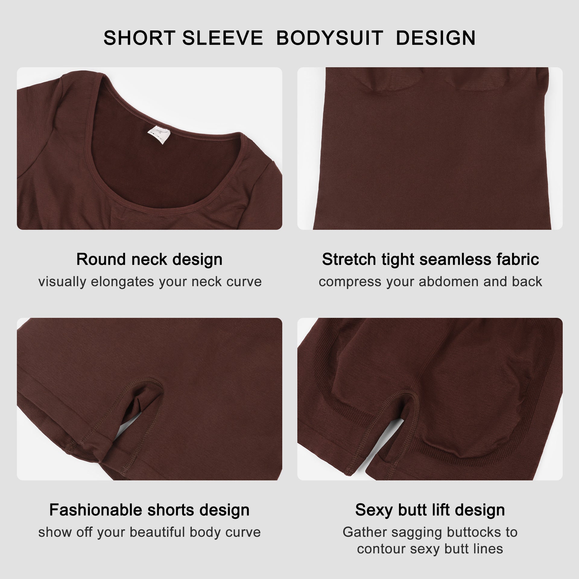 Women's Outer Wear Bodybuilding Jumpsuits Short Sleeve