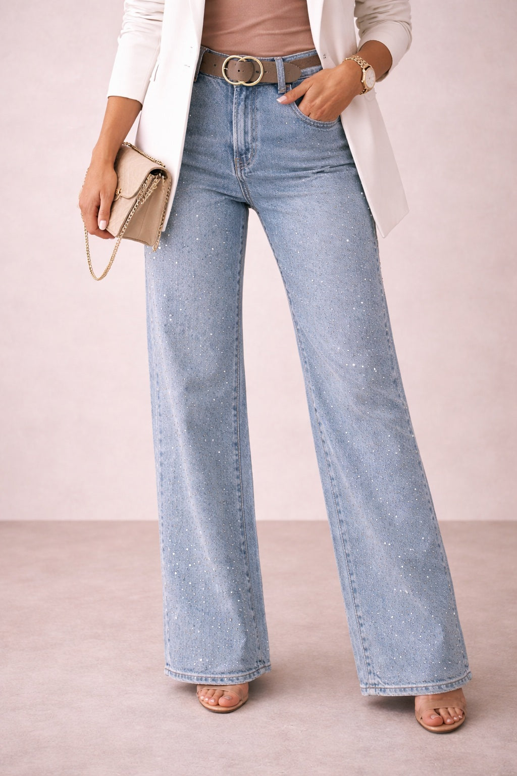 Glow Denim | High-Waist Dames Jeans