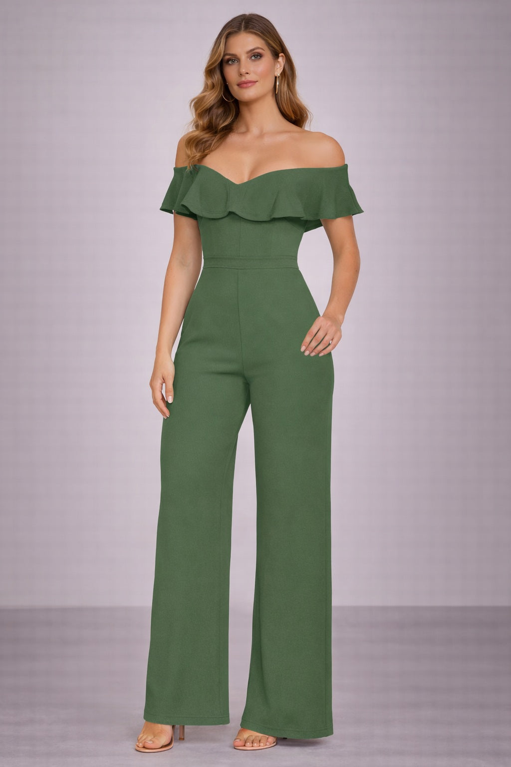 Elegante Off-Shoulder Jumpsuit