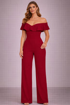 Elegante Off-Shoulder Jumpsuit