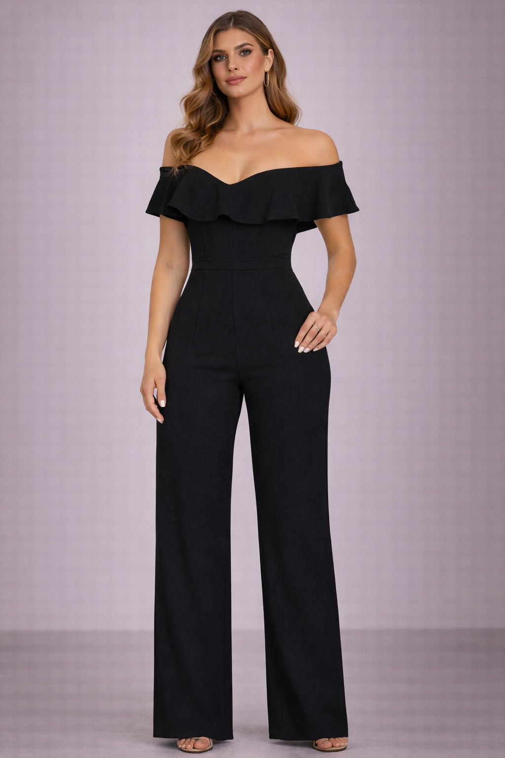 Elegante Off-Shoulder Jumpsuit
