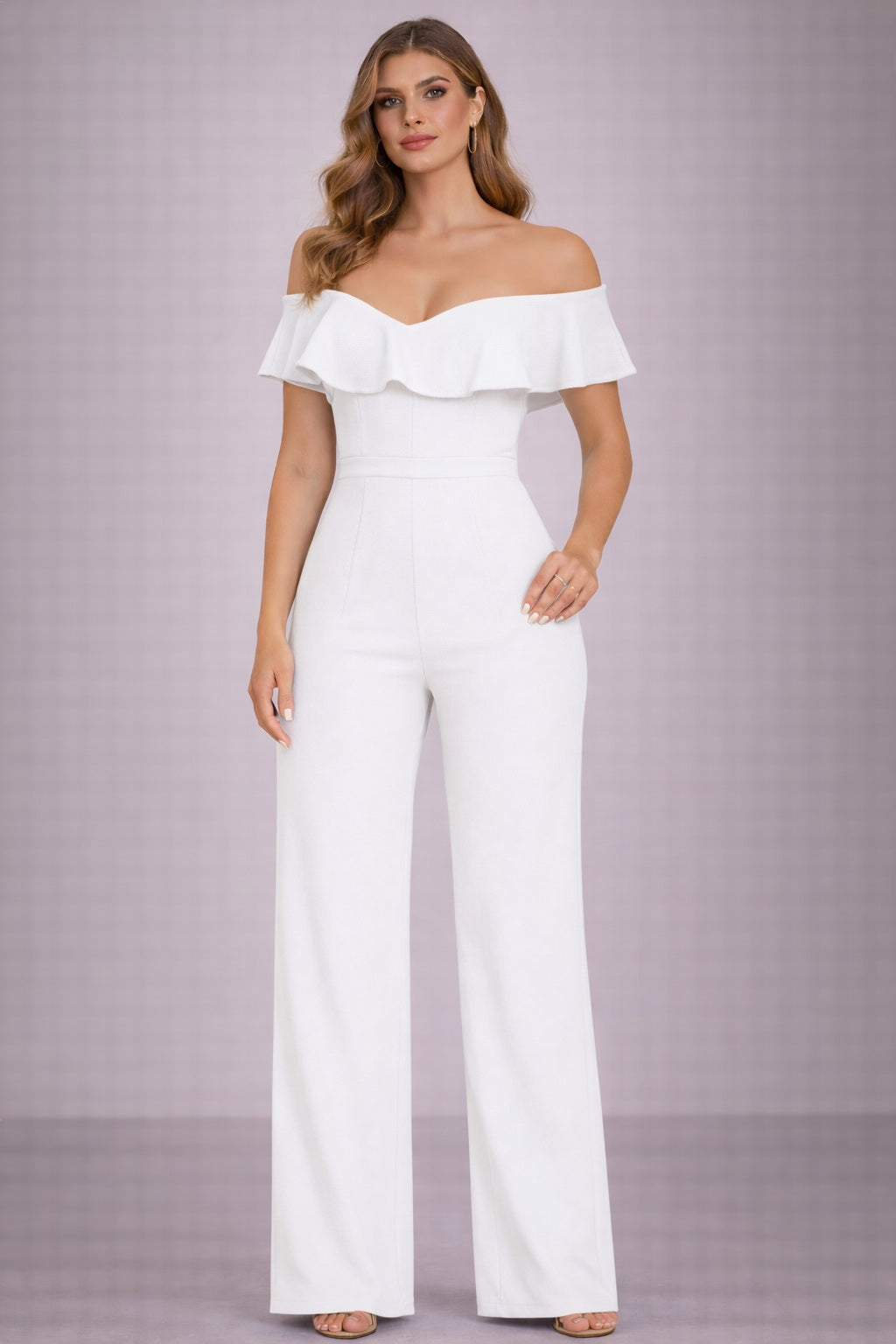 Elegante Off-Shoulder Jumpsuit