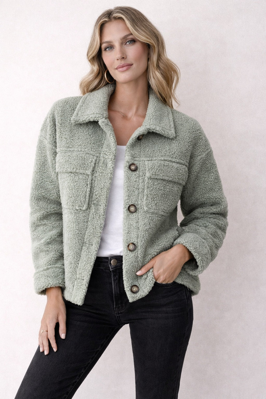 Sienna Teddy Jacket | Zachte Sherpa Jacket voor Dames