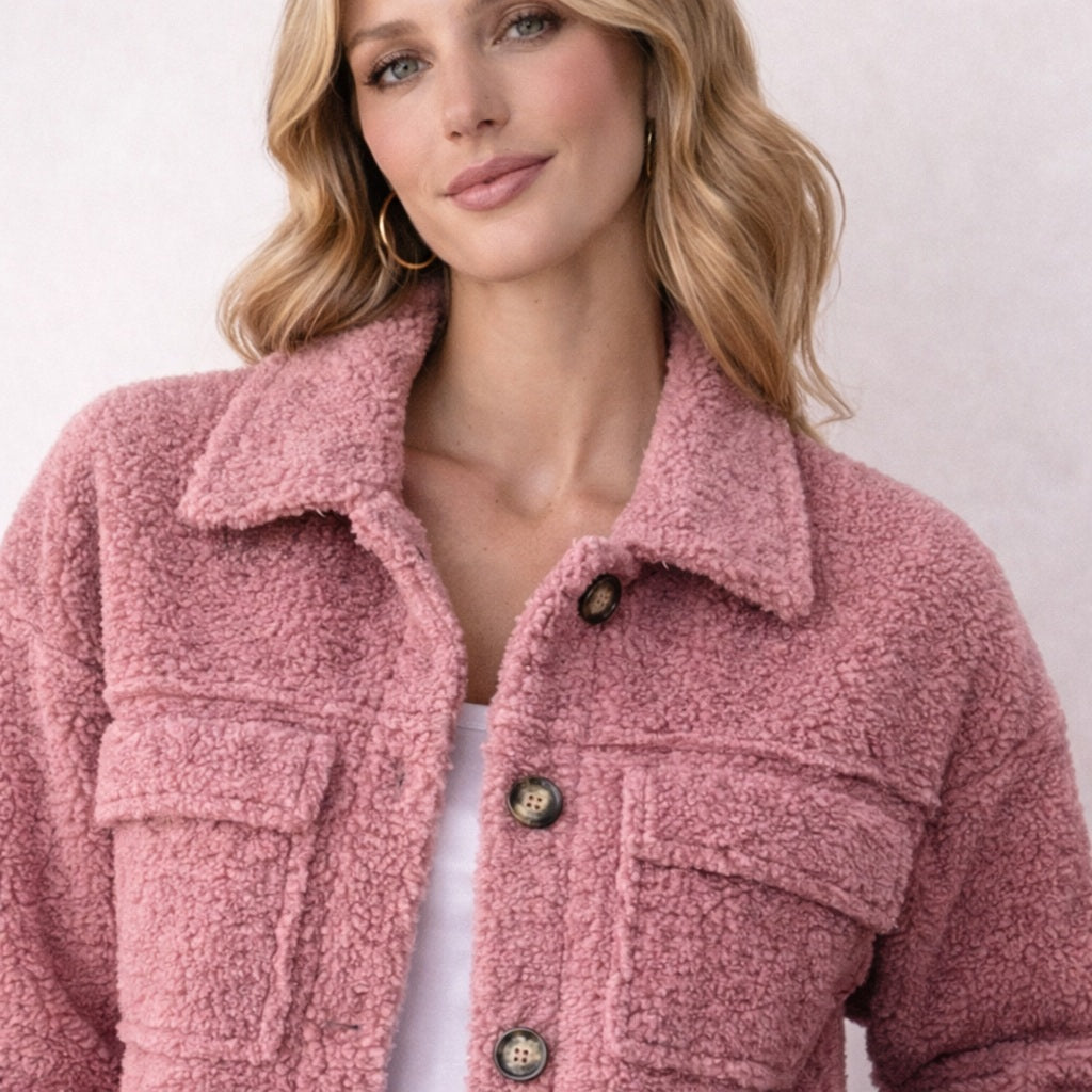 Sienna Teddy Jacket | Zachte Sherpa Jacket voor Dames